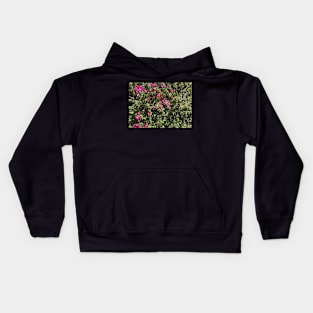 pink bougainvillea Kids Hoodie